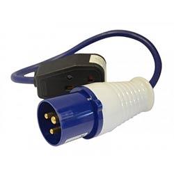 TALAtools Fly Lead 240V 3-Pin 16A Plug to 3-Pin 13A Socket on Productcaster.