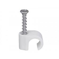 Tillex Screw Clip Round 14-18 Grey White PH2x40mm Box 100 on Productcaster.