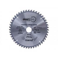 Trend CSB/CC21048 CraftPro Mitre Saw Blade 210x30mmx48T on Productcaster.