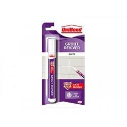 UniBond Triple Protect Grout Reviver Wall Pen 7ml Ice White on Productcaster.