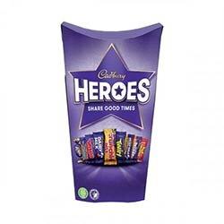 Cadburys Heroes Chocolates Carton 290g Each 4071733 on Productcaster.