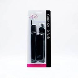 Zazie Hair Comb Set Black (Pack of 10) 0699135 on Productcaster.