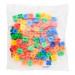 Clever Kidz Coloured Linking Cubes Pack of 100 - Fun and Versatile Building Blocks for Kids on Productcaster.