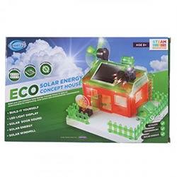 Clever Kidz Eco Solar Energy Concept House - Educational Model for Learning Solar Energy on Productcaster.