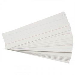 Clever Kidz Wipe-Off Phrase Strips 3x12 inch Pack of 30 - Reusable Strips for Writing and Learning on Productcaster.