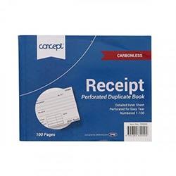 Concept Carbonless Receipt Book 100 Pages - Simplify Transactions on Productcaster.