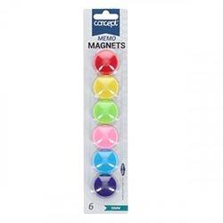 Concept Magnetic Memo Holders Pack of 6 - Office Organizer on Productcaster.