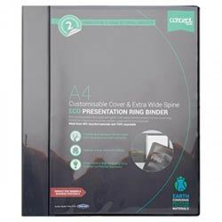 Concept Green A4 Eco Extra Wide Spine Presentation 2 Ring Binder - Go Green While Staying Organized on Productcaster.