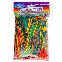 Crafty Bitz Bag Coloured Matchsticks 75g - Versatile Craft Materials on Productcaster.