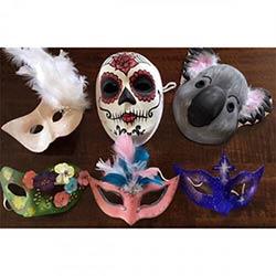 Crafty Bitz Girl Masks Pack of 10 - Fun & Creative Craft Activity on Productcaster.