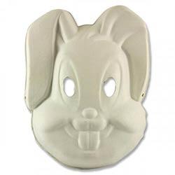 Crafty Bitz Rabbit Masks Pack of 10 - Fun Mask Crafting for Kids on Productcaster.