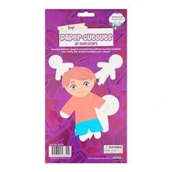 Crafty Bitz Boy Cutouts Pack of 15 - Great for Crafting and Play on Productcaster.