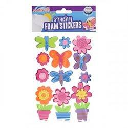 Crafty Bitz Squishy Foam Stickers - Butterflies on Productcaster.