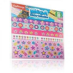 Emotionery Pack of 300 Mega Sticker Collection Assorted Colours on Productcaster.