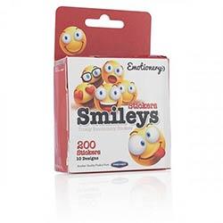 Emotionery Roll 200 Stickers - Smileys on Productcaster.