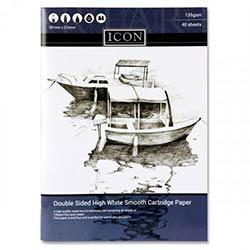 Icon A4 Sketch Pad 135gsm 40 Sheets - Great For Artists on Productcaster.