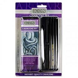 Icon Charcoal Set Highest Quality Boxed - Perfect For Sketching on Productcaster.