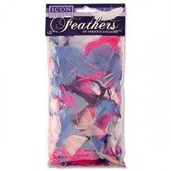 Icon Craft Bag of Feathers Pastel 12g - Great For Craft Projects on Productcaster.