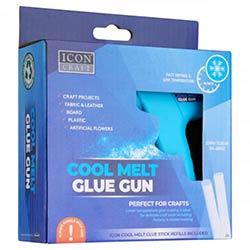 Icon Craft Cool Melt Glue Gun Blue - Perfect for Craft , Office & DIY on Productcaster.