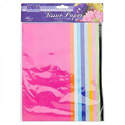 Icon Craft Tissue Paper Pack of 10 Sheets - Bright - Versatile Craft Material on Productcaster.