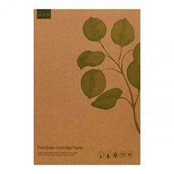 Icon Green A3 Kraft Sketch Book 110gsm 80 Pages - For Creative Drawing on Productcaster.