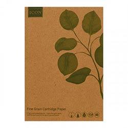 Icon Green A5 Kraft Sketch Book 110gsm 80 Pages - For Travel-Friendly Art on Productcaster.