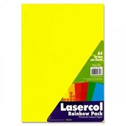 Lasercol A4 Activity Paper 80gsm 100 Sheets Rainbow - Bright Colors for Creativity on Productcaster.