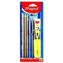 Maped Carded Stationery Set - 8 Piece - Essential School Supplies on Productcaster.