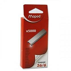 Maped Box 5000 26/6 Staples - Ideal for Bulk Stapling Requirements on Productcaster.