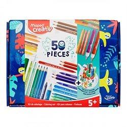 Maped Creativ Box 50 Colouring Set - Explore Endless Creativity with This Comprehensive Set on Productcaster.