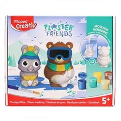 Maped Creativ Plaster Friends - Winter - Seasonal Craft Fun for Children on Productcaster.