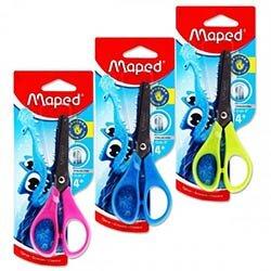 Maped Essentials Soft Grip Left Handed Scissors 13cm/5 Inch Assorted Colours - Comfortable Cutting Tool on Productcaster.