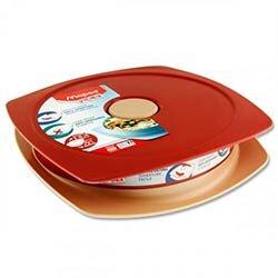 Maped Picnik Concept 900ml Lunch Plate - Brick Red - Enjoy Meals on the Go with This Practical Plate on Productcaster.