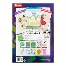 Ormond A4 Wipe Clean Activity Book Mazes 14 Pages - Problem-Solving Fun for Children on Productcaster.