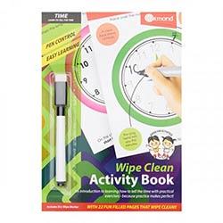 Ormond A5 22 Page Wipe Clean Activity Book With Pen Time 22 Pages - Fun Time Learning for Children on Productcaster.