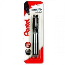 Pentel Energel-X Bl107 0.7mm Rollerball Gel Pens Black Pack of 2 - Reliable Writing Tools on Productcaster.