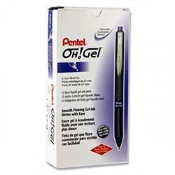 Pentel Oh! 0.7mm Retractable Gel Pen Blue - Great for Everyday Writing on Productcaster.