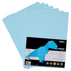 Premier Activity A4 Baby Blue 160gsm 50 Sheets - Soft Colour for Crafting on Productcaster.