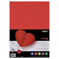 Premier Activity A4 Red 160gsm 50 Sheets - Classic Colour for All Your Needs on Productcaster.