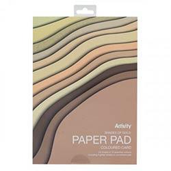 Premier Activity A4 Paper Pad Shades of Gold 180gsm 24 Sheets - Great for Elegant Designs on Productcaster.