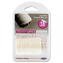 Premier Office 15m Spool Cotton Twine - Essential for Crafts and DIY Projects on Productcaster.