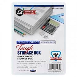 Premier Office A4+ Tough Storage Box - Durable Solution for Office Supplies on Productcaster.