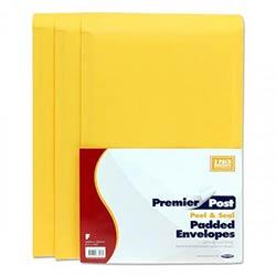 Premier Post Padded Envelopes Size F 240X345 Pack of 3 - Great for Securely Sending Documents on Productcaster.