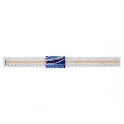 Premier Universal Triangular Scale Ruler 30cm - Essential for Technical Drawings on Productcaster.