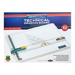 Premier A3 Universal Technical Drawing Board with Sliding Ruler - Perfect for Designers on Productcaster.