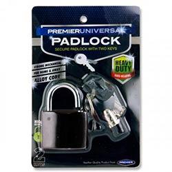 Premier Universal Heavy Duty Alloy Core Padlock - Assorted Colours - Secure & Robust for Various Applications on Productcaster.