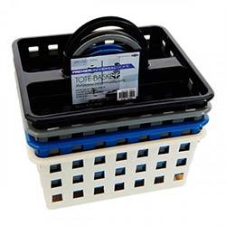 Premier Universal Home Tote Basket Assorted Colours - Stylish and Practical Storage on Productcaster.