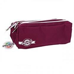 Premto 3 Pocket Pencil Case Grape Juice - Stylish and Functional Storage Solution on Productcaster.