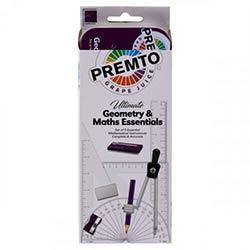 Premto Maths Set 9 Piece Grape Juice - Convenient and Portable for School on Productcaster.