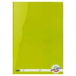 Premier A4 Durable Cover Manuscript Book Caterpillar Green - 120 Pages for Creative Projects on Productcaster.